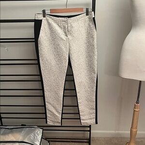 Stylish Black and White Skinny Pants